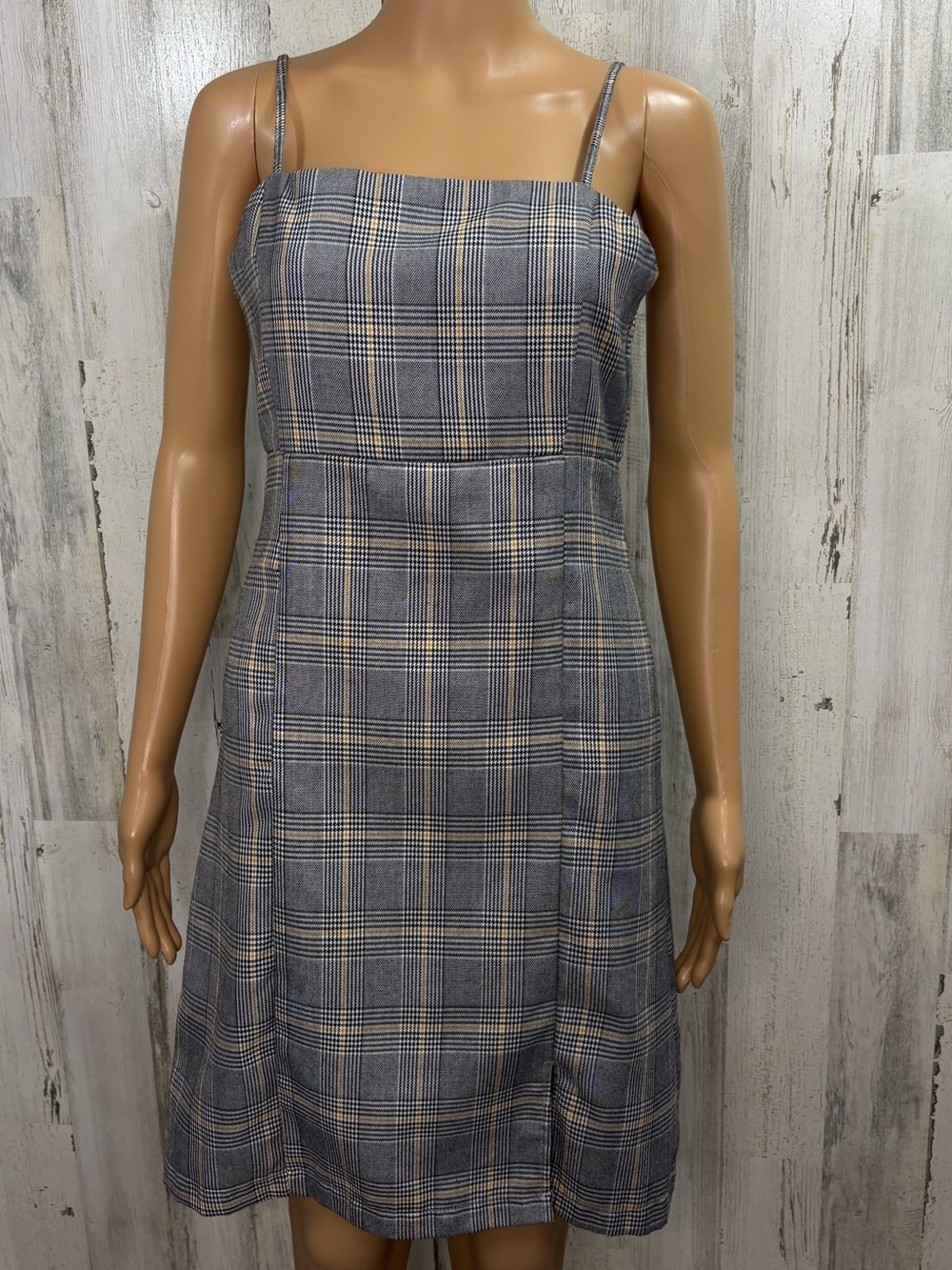 Rare Editions Girls Plaid Cami Jumper Dress